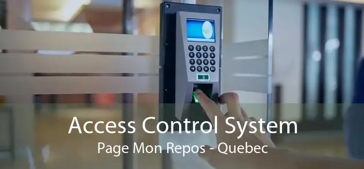 Access Control System Page Mon Repos - Quebec