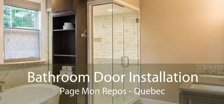 Bathroom Door Installation Page Mon Repos - Quebec