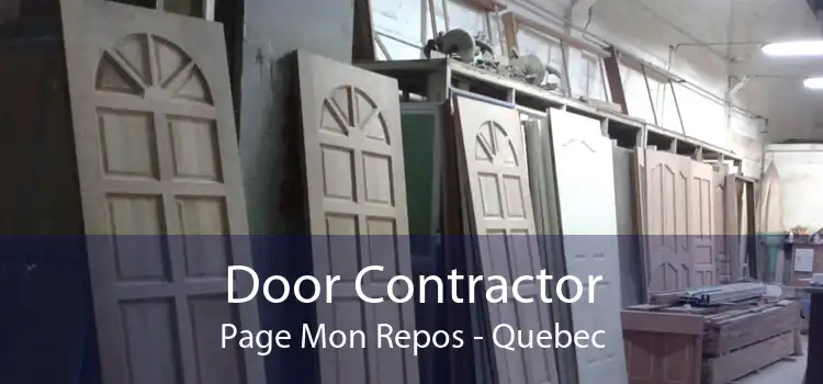 Door Contractor Page Mon Repos - Quebec