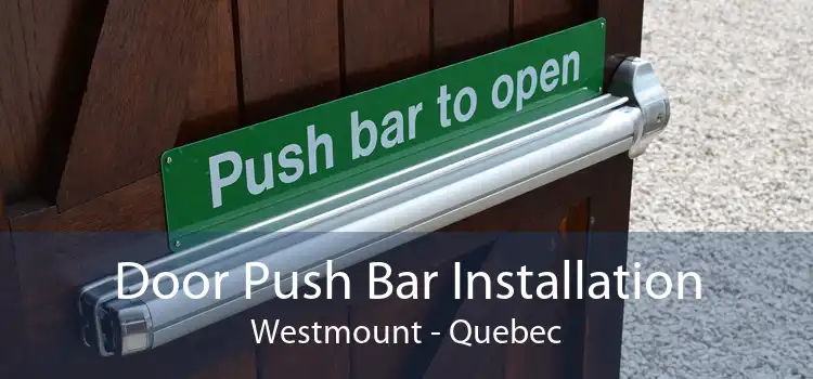 Door Push Bar Installation Westmount - Quebec