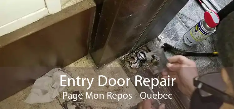 Entry Door Repair Page Mon Repos - Quebec