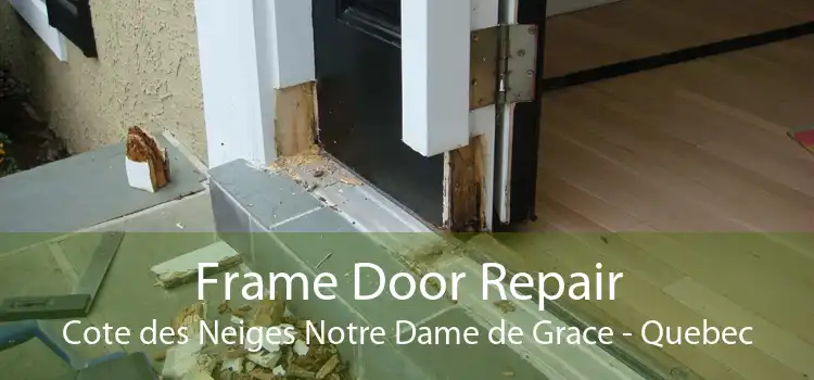 Frame Door Repair Cote des Neiges Notre Dame de Grace - Quebec