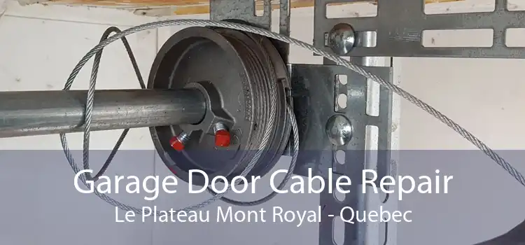 Garage Door Cable Repair Le Plateau Mont Royal - Quebec