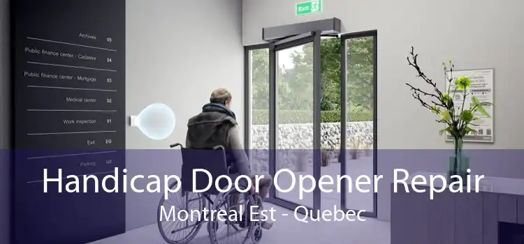 Handicap Door Opener Repair Montreal Est - Quebec