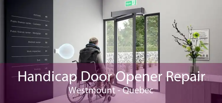 Handicap Door Opener Repair Westmount - Quebec