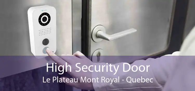 High Security Door Le Plateau Mont Royal - Quebec