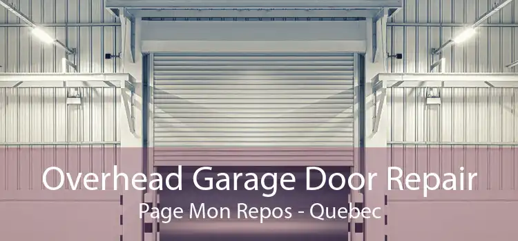 Overhead Garage Door Repair Page Mon Repos - Quebec