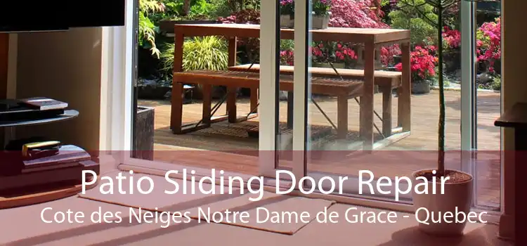 Patio Sliding Door Repair Cote des Neiges Notre Dame de Grace - Quebec