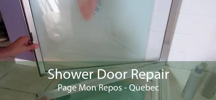 Shower Door Repair Page Mon Repos - Quebec