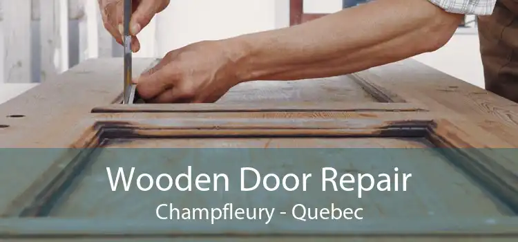 Wooden Door Repair Champfleury - Quebec