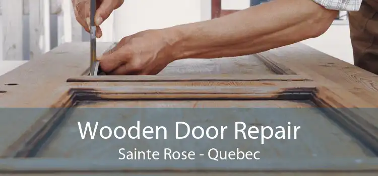 Wooden Door Repair Sainte Rose - Quebec